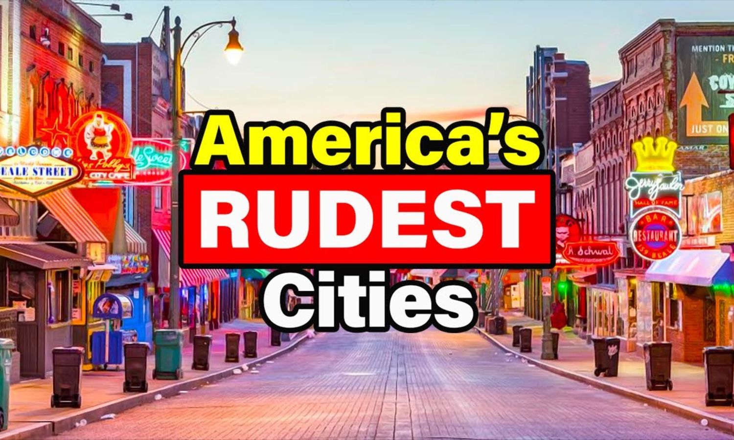 Top 10 Rudest Cities in America